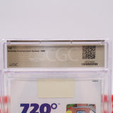 720 DEGREES SKATEBOARDING - CGC PEDIGREE GRADED 9.6 A+! NEW & Factory Sealed with Authentic H-Seam! (NES Nintendo)
