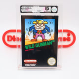 WILD GUNMAN - VGA GRADED 85 NM+ SILVER UNCIRCULATED SPANISH VERSION! NEW! (NES Nintendo)