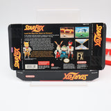 STAR FOX / STARFOX - FDO / FOR DISPLAY ONLY BOX (SNES Super Nintendo)