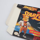 STAR FOX / STARFOX - FDO / FOR DISPLAY ONLY BOX (SNES Super Nintendo)