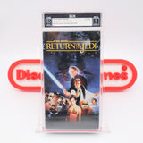 STAR WARS: RETURN OF THE JEDI - IGS GRADED 8.5 BOX & 9 SEAL! NEW & Factory Sealed with Authentic 3-Sided Seam! (VHS)