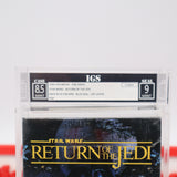 STAR WARS: RETURN OF THE JEDI - IGS GRADED 8.5 BOX & 9 SEAL! NEW & Factory Sealed with Authentic 3-Sided Seam! (VHS)