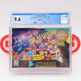 TETRIS & DR. MARIO - CGC GRADED 9.6 A++! NEW & Factory Sealed! (SNES Super Nintendo)