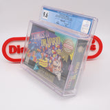 TETRIS & DR. MARIO - CGC GRADED 9.6 A++! NEW & Factory Sealed! (SNES Super Nintendo)
