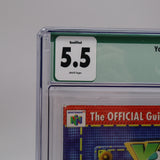 NINTENDO 64 / N64  STRATEGY GUIDE - YOSHI'S STORY - CGC GRADED 5.5