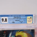 MEGA MAN X5 X-5 15 - CGC GRADED 9.8 A++! NEW & Factory Sealed! (PS1 PlayStation 1)