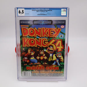 NINTENDO 64 / N64 STRATEGY GUIDE - DONKEY KONG 64: OFFICIAL PERFECT GUIDE - CGC GRADED 6.5