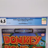 NINTENDO 64 / N64 STRATEGY GUIDE - DONKEY KONG 64: OFFICIAL PERFECT GUIDE - CGC GRADED 6.5