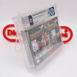 TECMO SUPER NBA BASKETBALL (PLAY AS MICHAEL JORDAN VERSION) - WATA GRADED 9.0 A+! NEW & Factory Sealed! (SNES Super Nintendo)