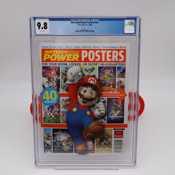 NINTENDO POWER POSTERS ISSUE - 40 POSTERS - CGC GRADED 9.8