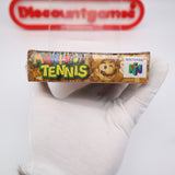 MARIO TENNIS - NEW & Factory Sealed with Authentic V-Overlap Seam! (N64 Nintendo 64)