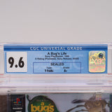 DISNEY PIXAR'S A BUG'S LIFE - CGC GRADED 9.6 A+! NEW & Factory Sealed! (PS1 PlayStation 1)