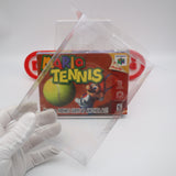 MARIO TENNIS - NEW & Factory Sealed with Authentic V-Overlap Seam! (N64 Nintendo 64)