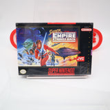 STAR WARS THE EMPIRE STRIKES BACK - JVC FIRST / EARLIEST PRINT! NEW & Factory Sealed with Authentic V-Seam! (SNES Super Nintendo)