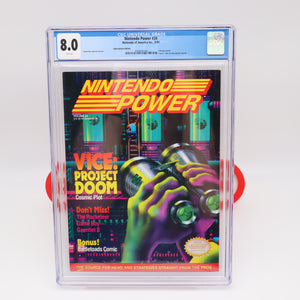 NINTENDO POWER ISSUE #24 - VICE: PROJECT DOOM COVER - CGC GRADED 8.0