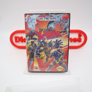 X-MEN / XMEN - FIRST-PRINT MADE IN JAPAN / NO POSTER OFFER! NEW & Factory Tube Sealed! (Sega Genesis)