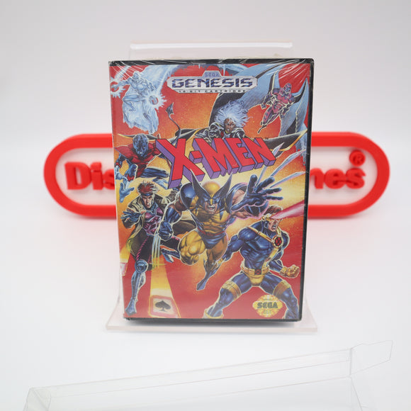 X-MEN / XMEN - FIRST-PRINT MADE IN JAPAN / NO POSTER OFFER! NEW & Factory Tube Sealed! (Sega Genesis)