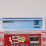 BUBBLE BOBBLE: PART 2 II - CGC GRADED 6.5 B+! NEW & Factory Sealed with Authentic H-Seam! (Game Boy Original)