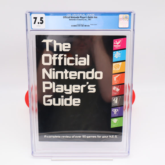 THE OFFICIAL NINTENDO PLAYER'S GUIDE - Strategy Guide - CGC GRADED 7.5