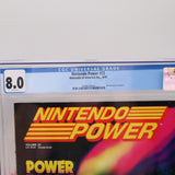 NINTENDO POWER ISSUE #23 - POWER BLADE COVER - CGC GRADED 8.0