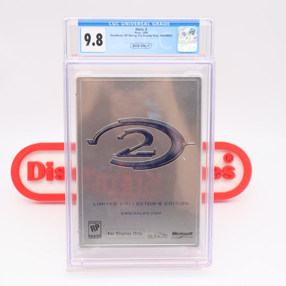 HALO 2 II: LIMITED COLLECTOR'S EDITION NFR NOT FOR RESALE CASE - CGC GRADED 9.8! (XBOX)