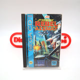 STAR WARS: REBEL ASSAULT - CIB / COMPLETE IN BOX! (Sega CD)