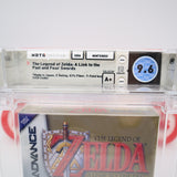 LEGEND OF ZELDA: A LINK TO THE PAST & FOUR SWORDS - WATA GRADED 9.6 A+! NEW & Factory Sealed with Authentic H-Seam! (Nintendo Game Boy Advance GBA)