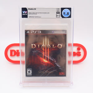DIABLO III 3 W/ INFERNAL HELM - WATA GRADED 9.8 A++! NEW & Factory Sealed! (PS3 PlayStation 3)