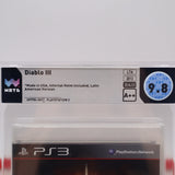 DIABLO III 3 W/ INFERNAL HELM - WATA GRADED 9.8 A++! NEW & Factory Sealed! (PS3 PlayStation 3)