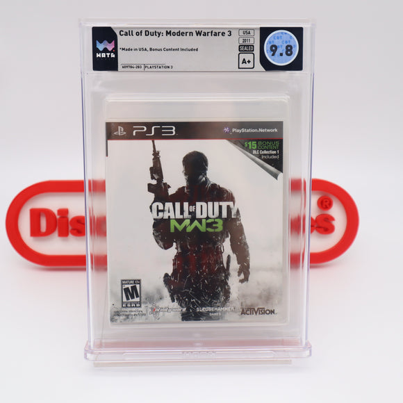 CALL OF DUTY: MODERN WARFARE 3 III / MW3 - WATA GRADED 9.8 A+! NEW & Factory Sealed! (PS3 PlayStation 3)