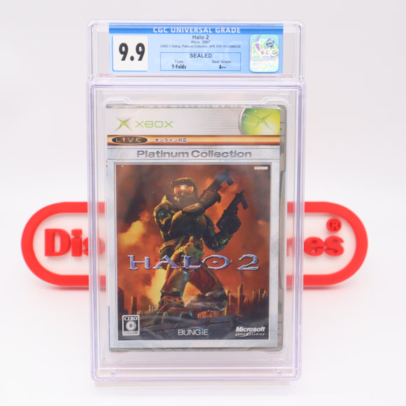 HALO 2 II IMPORT - WATA GRADED 9.9 A++! NEW & Factory Sealed! (XBOX)