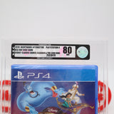 DISNEY CLASSIC GAMES: ALADDIN AND THE LION KING - VGA GRADED 80 NM SILVER! NEW & Factory Sealed! (PS4 PlayStation 4)