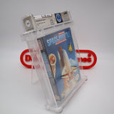 SPACE SHUTTLE PROJECT - WATA GRADED 8.0 A! NEW & Factory Sealed with Authentic H-Seam! (NES Nintendo)