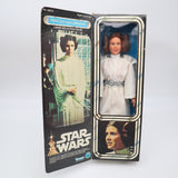 STAR WARS: PRINCESS LEIA ORGANA - 1977 LARGE SIZE ACTION FIGURE 12" WITH BOX!