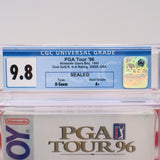 PGA TOUR '96 1996 GOLF - CGC GRADED 9.8 A+! NEW & Factory Sealed with Authentic H-Seam! (Game Boy Original)