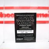 STAR WARS: AHSOKA TANO (DELUXE) 1:6 SCALE BUST - WEB EXCLUSIVE 2022 LE #285! NEW Authentic & Factory Sealed!