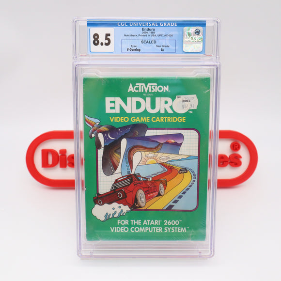ENDURO - CGC GRADED 8.5 A+! NEW & Factory Sealed! (Atari 2600)