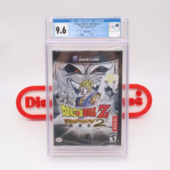 DBZ / DRAGON BALL Z BUDOKAI 2 II - CGC GRADED 9.6 A+! NEW & Factory Sealed! (Nintendo GameCube)