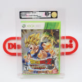 DBZ DRAGON BALL Z: ULTIMATE TENKAICHI - VGA GRADED 85+ NM+ GOLD! NEW & Factory Sealed! (XBOX 360)