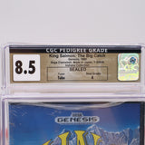 KING SALMON: THE BIG CATCH - CGC PEDIGREE GRADED 8.5 A! NEW & Factory Sealed! (Sega Genesis)