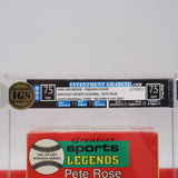 MLB GREATEST SPORTS LEGENDS: PETE ROSE - IGS GRADED 7.5 BOX & 7.5 SEAL! NEW & Factory Sealed with Authentic 3-Sided Seam! (VHS)