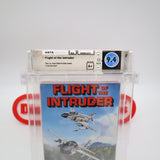 FLIGHT OF THE INTRUDER - WATA GRADED 9.4 A+! NEW & Factory Sealed with Authentic H-Seam! (NES Nintendo)