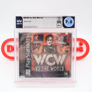 WCW VS. VERSUS THE WORLD (TOP OF THE POP!) WATA GRADED 9.8 A+! NEW & Factory Sealed! (PS1 PlayStation 1)