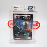 NIGHTSHADE - WATA GRADED 8.5 A! NEW & Factory Sealed with Authentic H-Seam! (NES Nintendo)