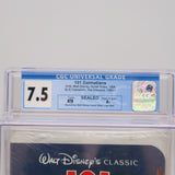 WALT DISNEY'S 101 DALMATIONS - CGC GRADED 7.5 A+! NEW & Factory Sealed with Authentic 3-Sided Seam! (VHS)