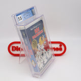 WALT DISNEY'S 101 DALMATIONS - CGC GRADED 7.5 A+! NEW & Factory Sealed with Authentic 3-Sided Seam! (VHS)