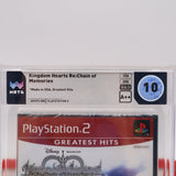 KINGDOM HEARTS RE:CHAIN OF MEMORIES - PERFECT GRADED WATA 10 A++! NEW & Factory Sealed! (PS2 PlayStation 2)