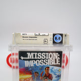 MISSION: IMPOSSIBLE - WATA GRADED 8.0 B+! NEW & Factory Sealed with Authentic H-Seam! (NES Nintendo)