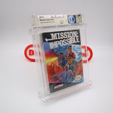 MISSION: IMPOSSIBLE - WATA GRADED 8.0 B+! NEW & Factory Sealed with Authentic H-Seam! (NES Nintendo)