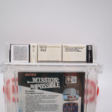 MISSION: IMPOSSIBLE - WATA GRADED 8.0 B+! NEW & Factory Sealed with Authentic H-Seam! (NES Nintendo)